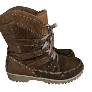 Sorel Tan Women's Boots NL2208 286 Winter lace Up Size 7.5